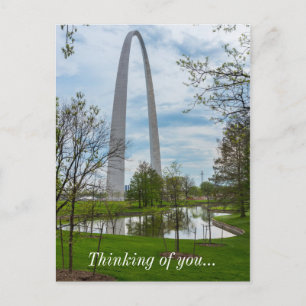 Arch From The Park Thinking Of You Postcard