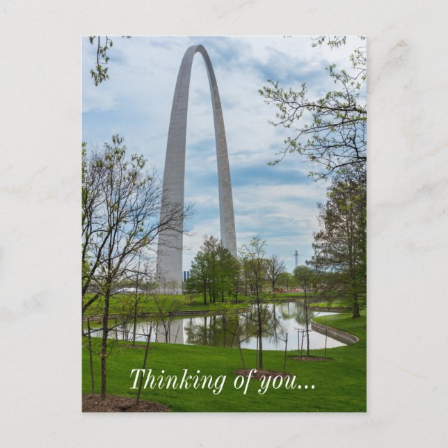 Arch From The Park Thinking Of You Postcard (Front)