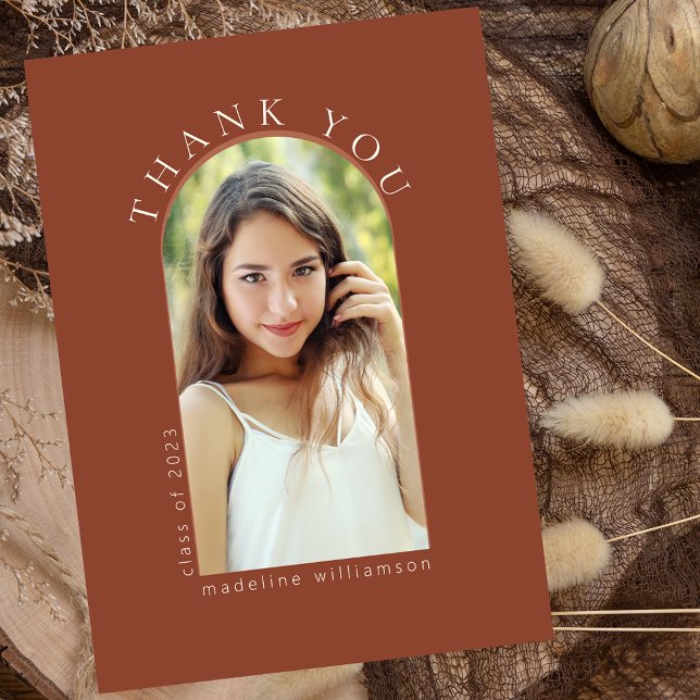 Arch Graduation Thank You Card (Creator Uploaded)