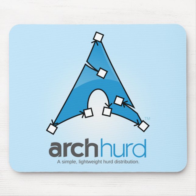 Arch Hurd Logo Mousemat (Front)