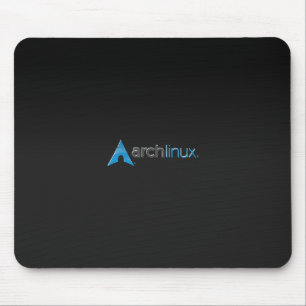 Arch Linux black Mouse Pad