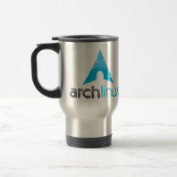 Arch Linux Logo Travel Mug