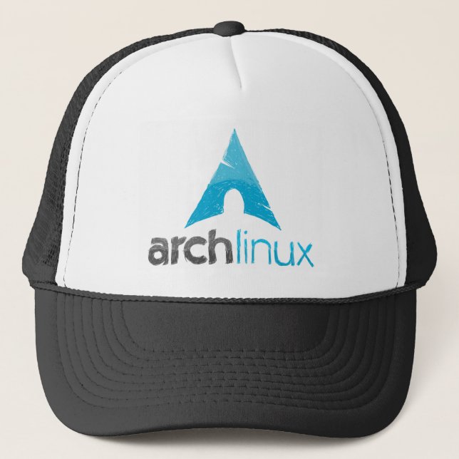 Arch Linux Logo Trucker Hat (Front)