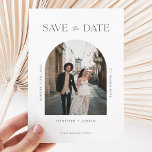 Arch Modern Minimalist Wedding Photo Save the Date<br><div class="desc">Arch Modern Minimalist Wedding Photo Save the Date</div>