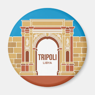 Arch of Marcus Aurelius Libya Magnet