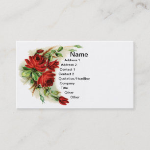 Arch of Roses Victorian Business Card