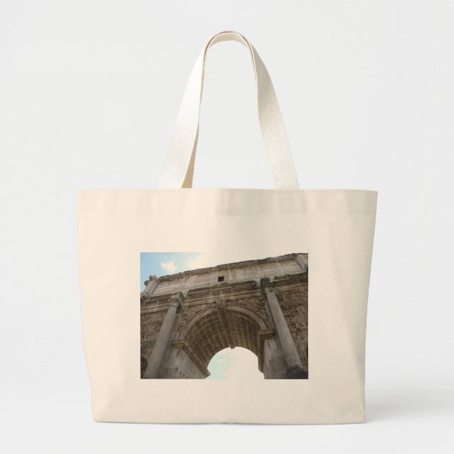 Arch of Titus Large Tote Bag (Front)