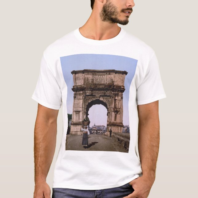 Arch of Titus, Rome (c. 1900) T-Shirt (Front)