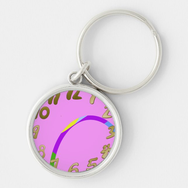 Arch on Pink Magenta Keychain (Front)