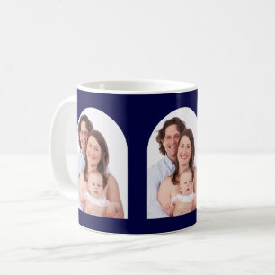 Arch Photo 3 Family Pictures Personalised Coffee Mug