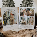 Arch Photo Christmas Card with Photo Collage<br><div class="desc">A beautiful arch photo Christmas card featuring your special family photos and a photo collage on the back! Customise your seasons greeting and add your favourite pictures for a meaningful holiday card this year!</div>