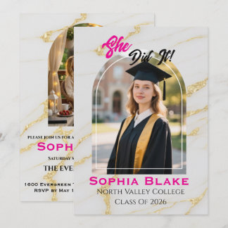 Arch Photo Graduation 2026 TRENDS Invitation
