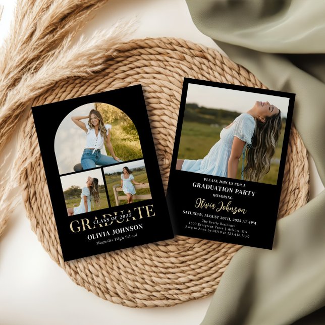 Arch Photo Graduation Party Invitation (Creator Uploaded)