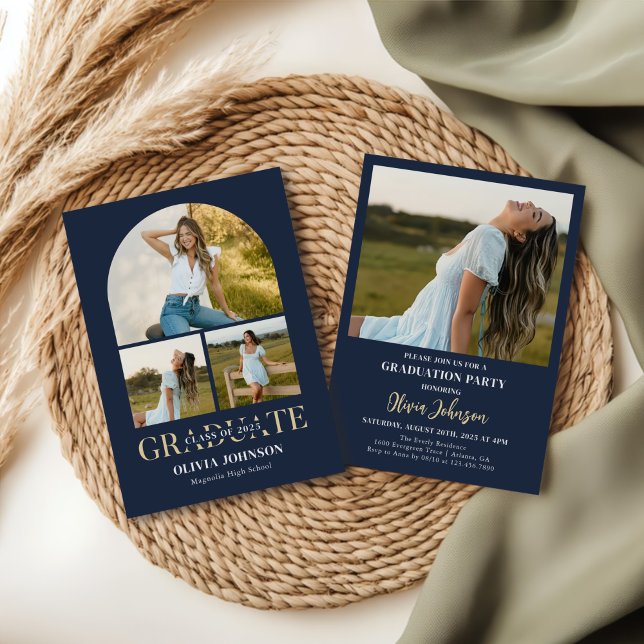 Arch Photo Graduation Party Invitation (Creator Uploaded)