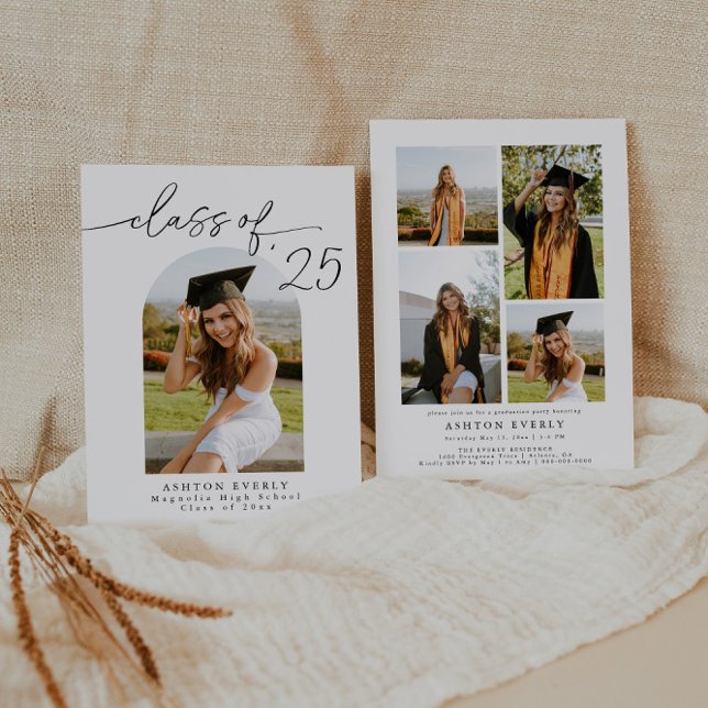 Arch Photo Graduation Party Invite Announcement  (Creator Uploaded)