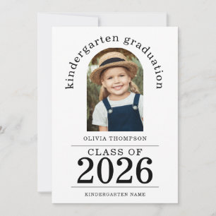 Arch Photo Kindergarten Graduate 2025 Announcement