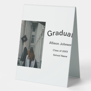 arch photo modern elegant simple graduation party
