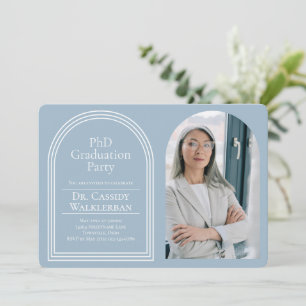 Arch Photo PhD Graduation Invitation