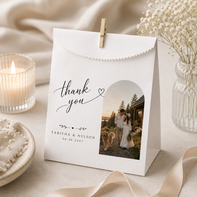 Arch Photo Wedding Favour Bag (Creator Uploaded)