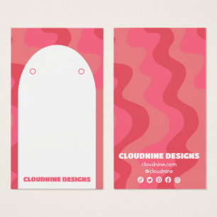 Arch Retro Waves Earring Necklace Jewellery Displa