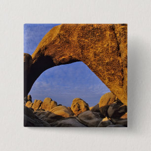Arch Rock at Joshua Tree National Park in 15 Cm Square Badge
