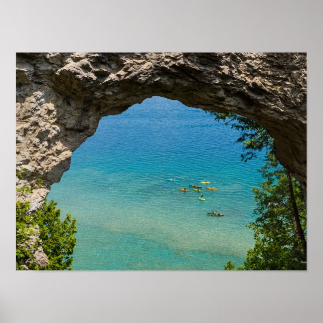 Arch Rock Canoeing Poster (Front)