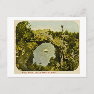 Arch Rock, Mackinac Island Vintage Postcard