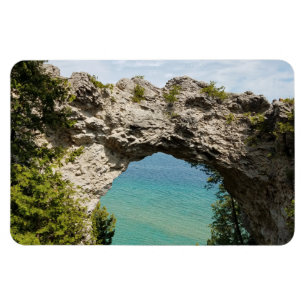 Arch Rock on Mackinac Island, Michigan Magnet