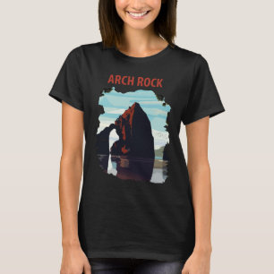 Arch Rock Oregon Coast Sunset Travel T-Shirt