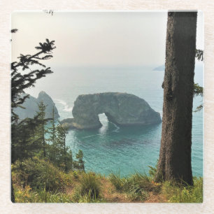 Arch Rock, Samuel H. Boardman, Oregon Coast Glass Coaster
