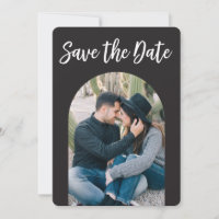 Arch Save The Date Double Sided Photo