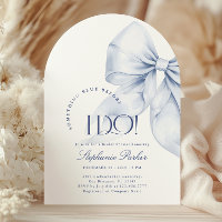 Arch Something Blue Bow Bridal Shower