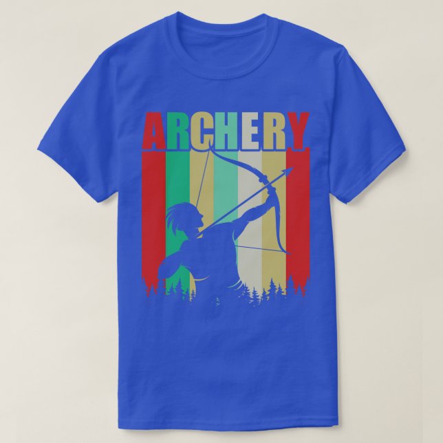Arch Sport Archer Archery Arrow And Bow  (13) T-Shirt (Design Front)