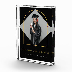 Arch Tassels Minimalist Frame Photo Graduation Block