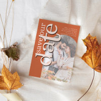 Arch Typography Photo Overlay Terracotta