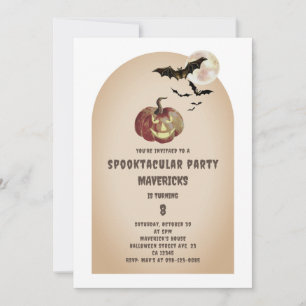 Arch Vampire Spooktacular Birthday  Invitation