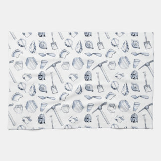 Archaeological Fragments Tea Towel