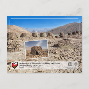 Archaeological Sites of Bat, Al-Khutm and Al-Ayn Postcard