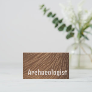Archaeologist Business Card