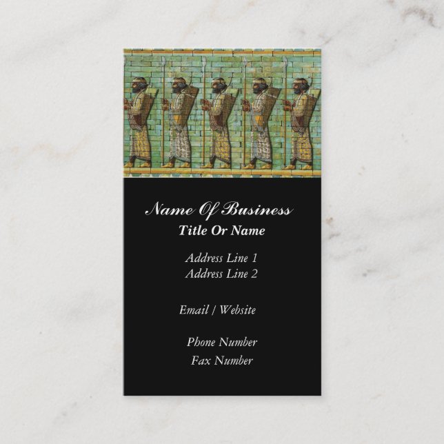 Archaeologist Business Card (Front)