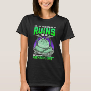 Archaeology Inspired Archaeologist Related Fossil T-Shirt
