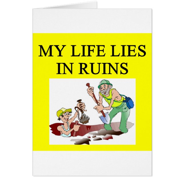 ARCHaeology joke (Front)