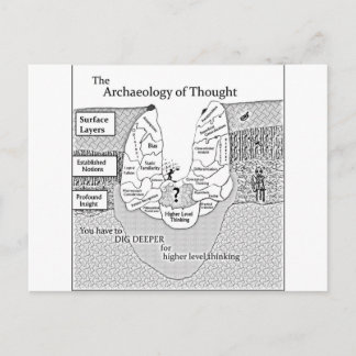 Archaeology of Thought Postcard