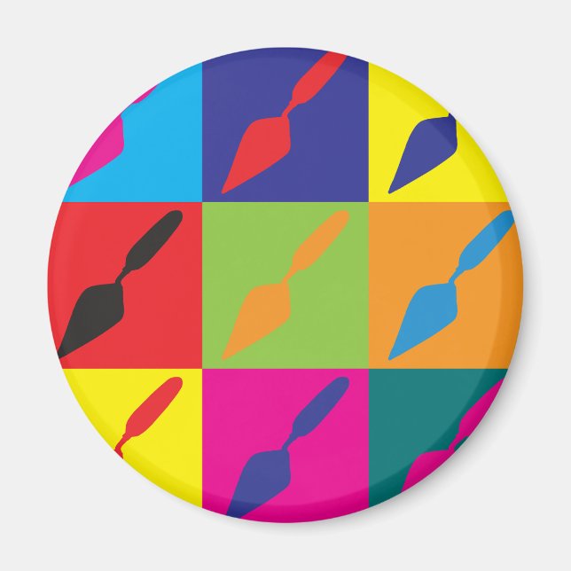 Archaeology Pop Art Magnet (Front)