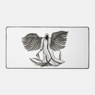 Archangel , Angel Uriel Desk Mat