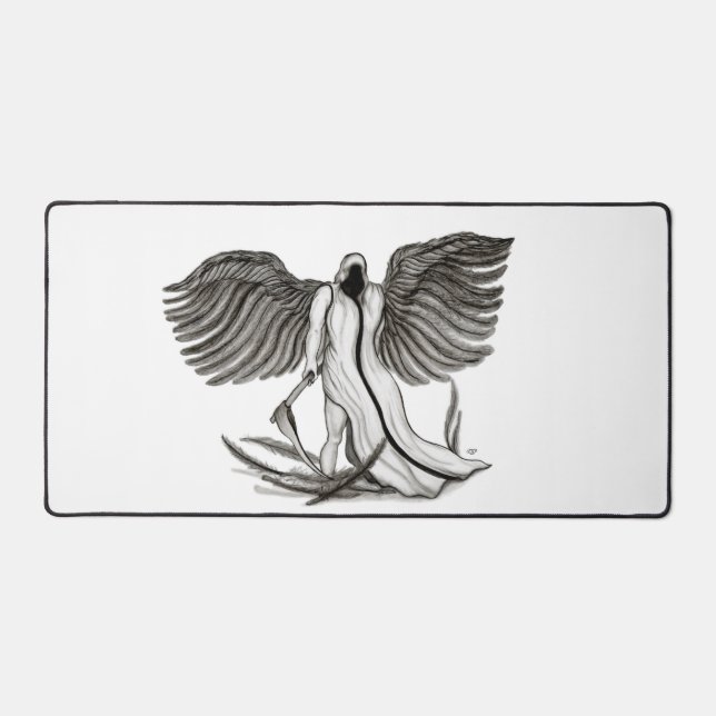 Archangel , Angel Uriel Desk Mat (Front)
