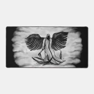 Archangel , Angel Uriel Desk Mat