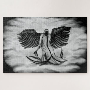 Archangel , Angel Uriel Jigsaw Puzzle
