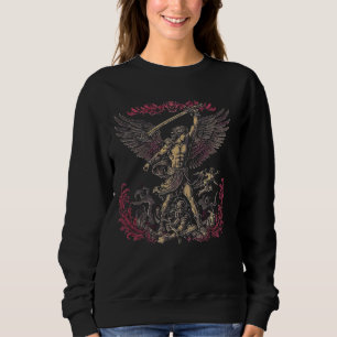 Archangel Catholic Religion Christianity Guardian Sweatshirt