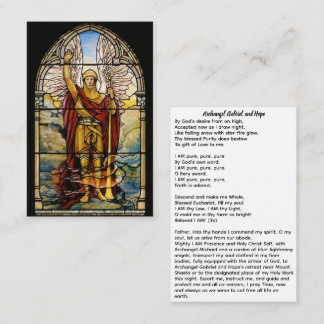 Archangel Gabriel and Hope Business Card